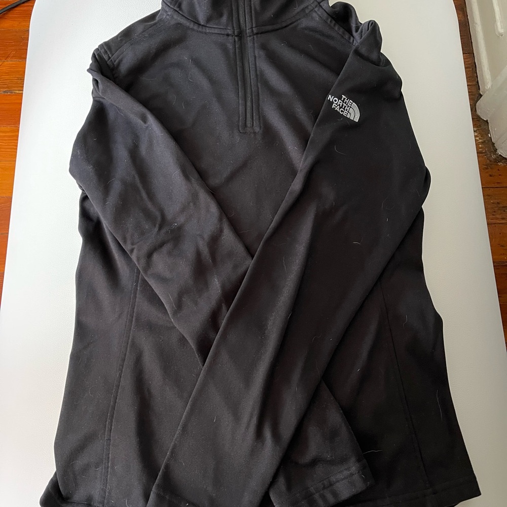 The North Face Black Zip-Neck Performance Pullover